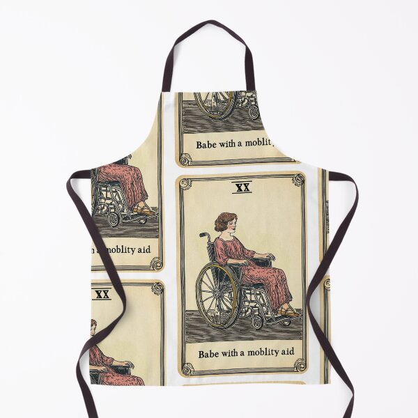 Item preview, Babe with a mobility aid Wheel chair tarot card designed and sold by MendaciousMina.
