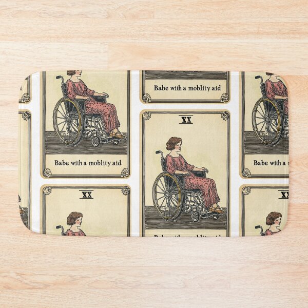 Item preview,  Babe with a mobility aid Wheel chair tarot card designed and sold by MendaciousMina.