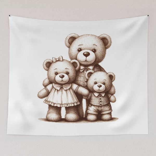 Item preview, Teddy Bear Family designed and sold by Tenpaces.
