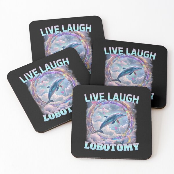 Item preview, Live Laugh Lobotomy Funny Meme designed and sold by bmcreationsCo.