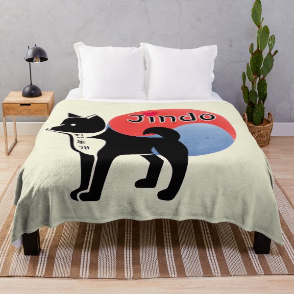 Item preview, Jindo Dog Korea – Taegeuk Symbol & Hangeul Design designed and sold by mycreastyle.