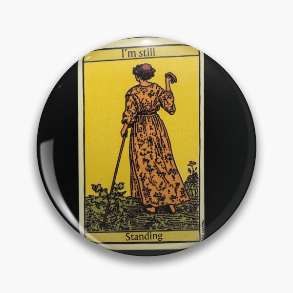 Item preview,  I'm still standing Mobility aid ace tarot card designed and sold by MendaciousMina.