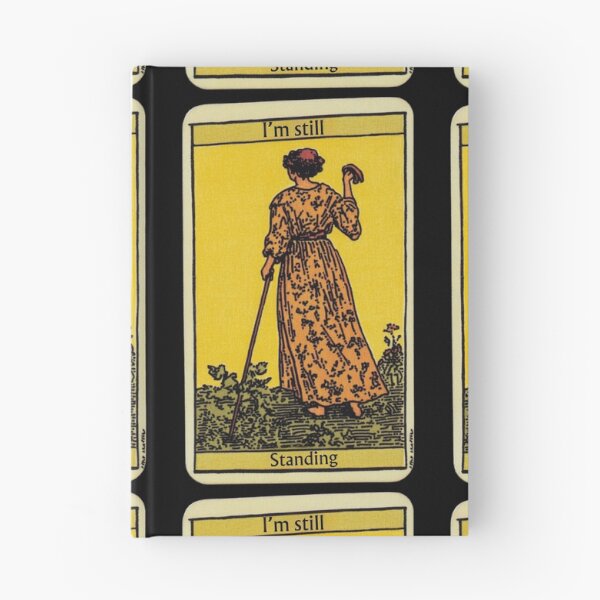 Item preview,  I'm still standing Mobility aid ace tarot card designed and sold by MendaciousMina.