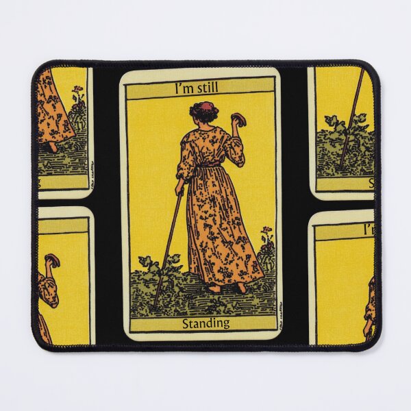 Item preview,  I'm still standing Mobility aid ace tarot card designed and sold by MendaciousMina.