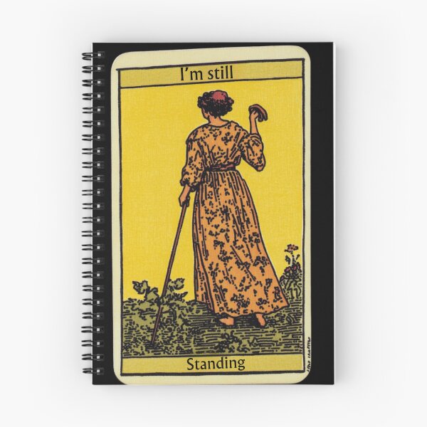 Item preview,  I'm still standing Mobility aid ace tarot card designed and sold by MendaciousMina.