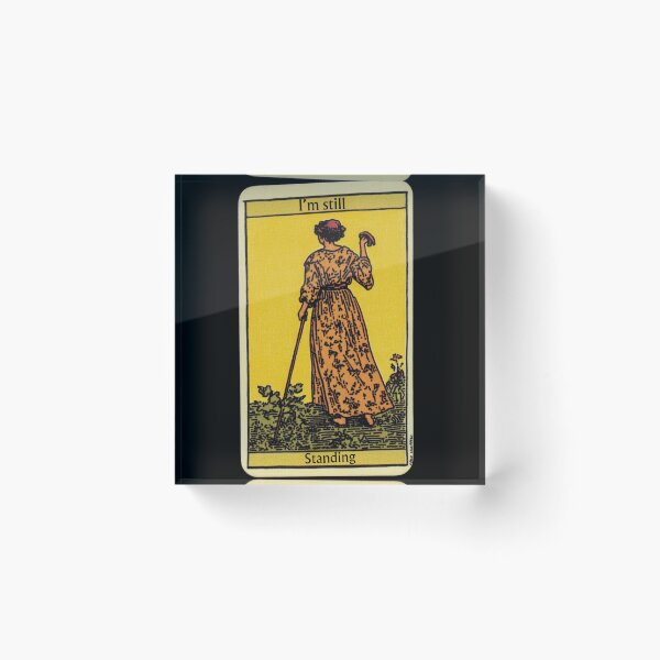 Item preview,  I'm still standing Mobility aid ace tarot card designed and sold by MendaciousMina.