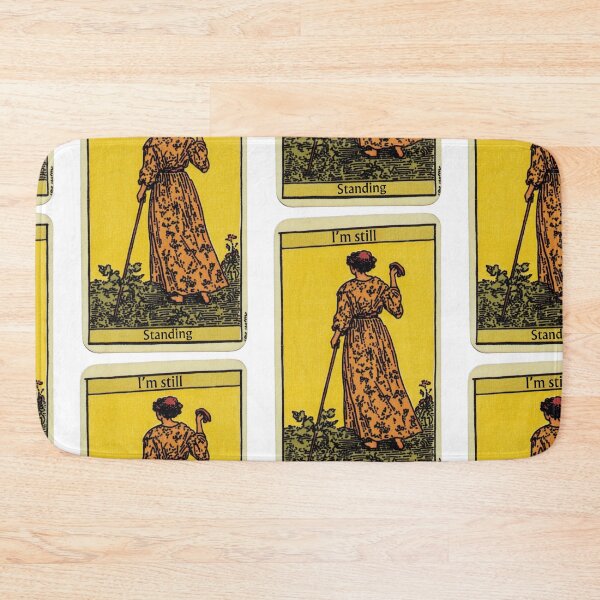 Item preview,  I'm still standing Mobility aid ace tarot card designed and sold by MendaciousMina.