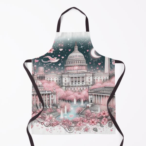 Item preview, Washington, D.C. Unique Seamless Pattern | Trendy Aesthetic Prints for Fashion & Decor designed and sold by Imaginarium of Chaos falcon88 .