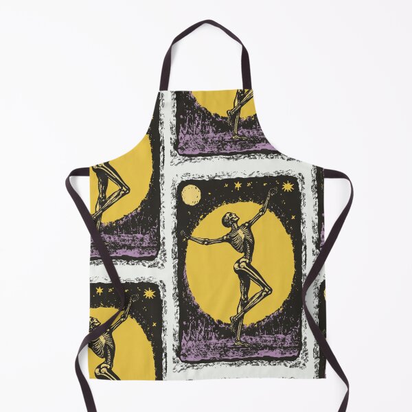 Item preview, Skeleton dancing in the moonlight tarot card designed and sold by MendaciousMina.