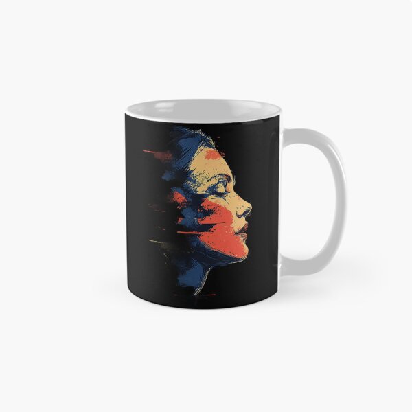 Item preview, Vibrant Abstract Woman: Surreal Paint Splash Art designed and sold by MysticArtisan.