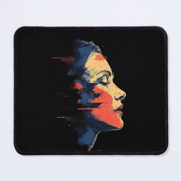 Item preview, Vibrant Abstract Woman: Surreal Paint Splash Art designed and sold by MysticArtisan.