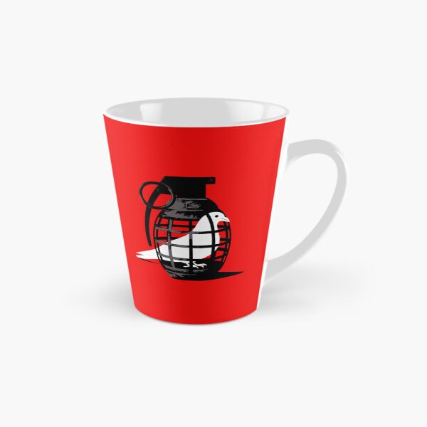 Item preview, Pigeon inside a dark gray/black metal cage shaped like a hand grenade designed and sold by 123ks.