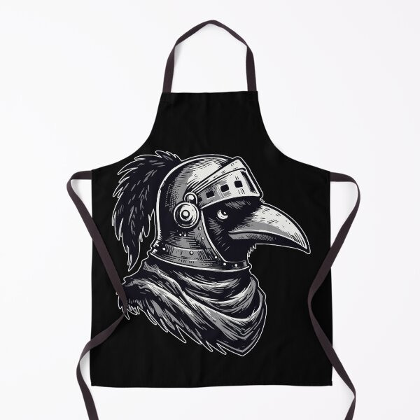 Item preview, Cool Crow Knight Monochromatic designed and sold by TomFrontierArt.