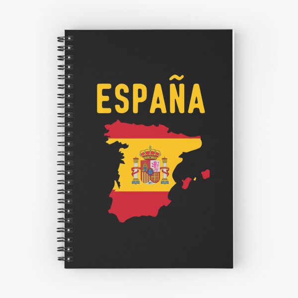Item preview, Stylized Spain Map with Flag Colors on Black Background – Bold Spanish Pride Design designed and sold by Colorful-Garden.