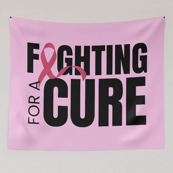 Item preview, Breast Cancer Awareness Pink Ribbon Fighting for a Cure Design designed and sold by Jenaxbelle.