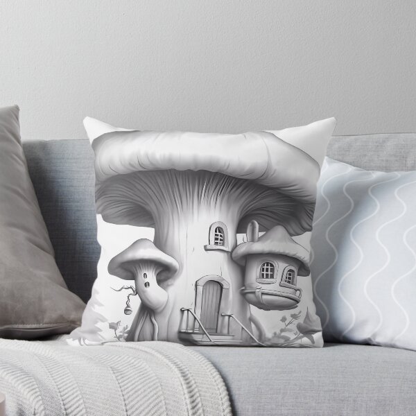 Item preview, Magical Mushroom House #8 Coloring Page Pattern  designed and sold by DavidColoring.