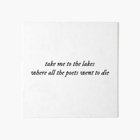 Item preview, lyrics the lakes designed and sold by blackcatangie.