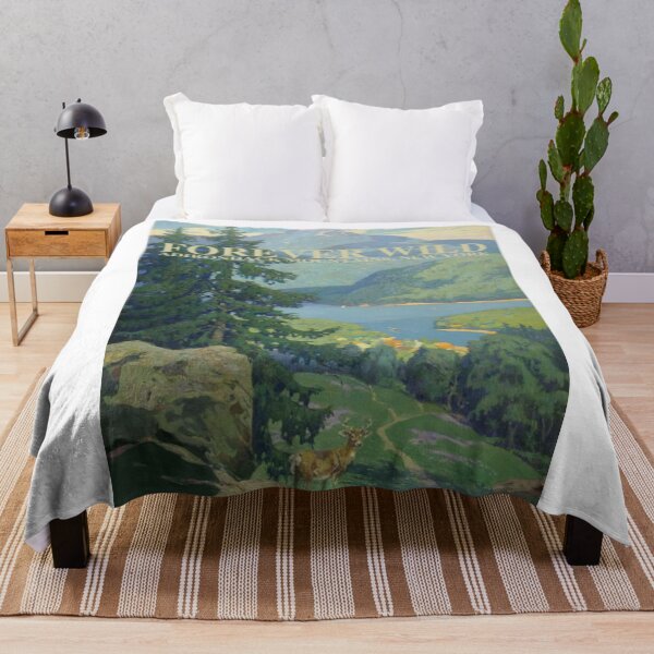 Item preview, Forever Wild Adirondack Mountains, NY - vintage painting designed and sold by YonderAndBeyond.