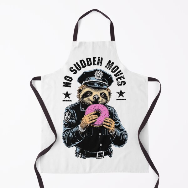 Item preview, Funny Sloth Police Officer Funny Donut No Sudden Moves Cop designed and sold by GrandeDuc.