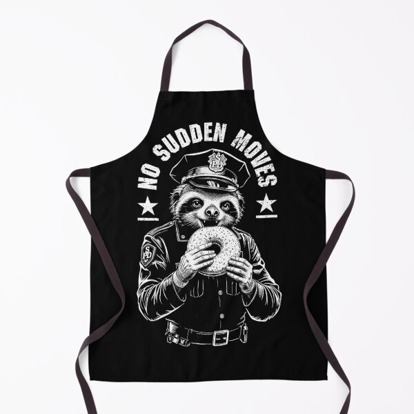 Item preview, Funny Sloth Police Officer Funny Donut No Sudden Moves Cop designed and sold by GrandeDuc.