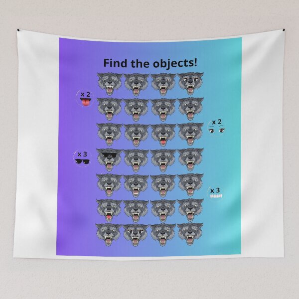 Item preview, Find the objects! designed and sold by WakeUpYourBrain.