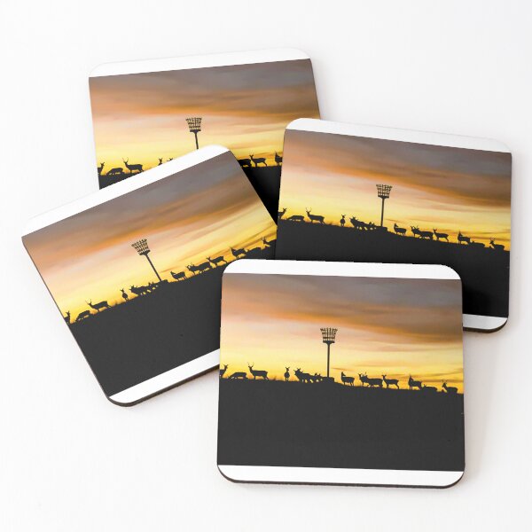 Item preview, Herd of dear in silhouette  designed and sold by Martin Fenton.