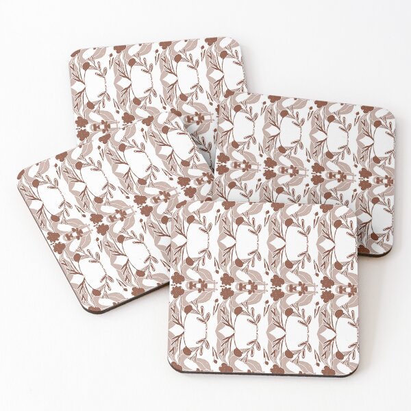 Item preview, Texture flower pattern.Floral seamless pattern in the 2025 color of the year Mocha Mousse. Fashion industry designed and sold by TaniaArtDesign.