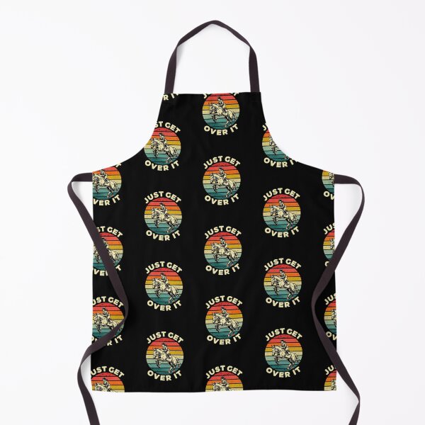 Item preview, "Just Get Over It" Horse Jumping T-Shirt – Equestrian Vaulting & Horse Riding Gift designed and sold by Colorful-Garden.