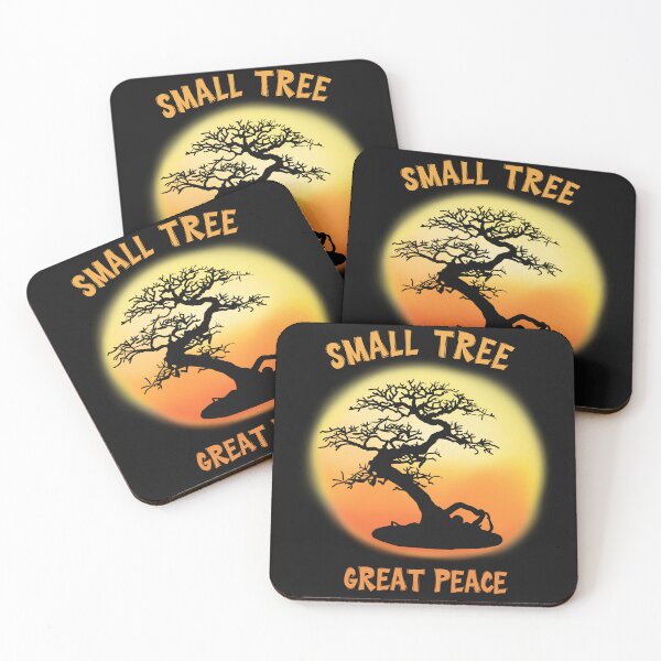 Item preview, Bonsai Tree – Small Tree, Great Peace Sunset Design designed and sold by BogskyShop.