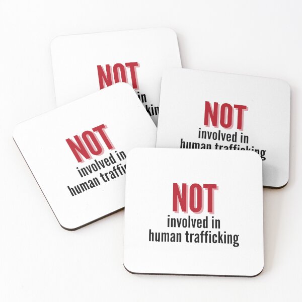 Item preview, Not Involved In Human Trafficking designed and sold by dobiegerl.