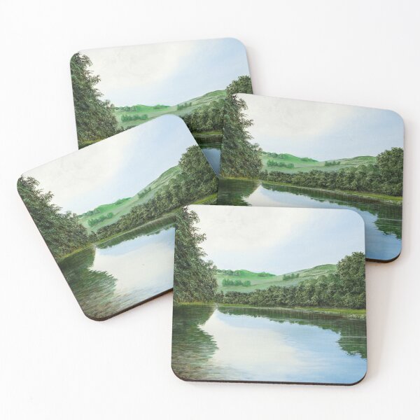 Item preview, Unmirrored land - only the forest is mirrored designed and sold by art paintings.