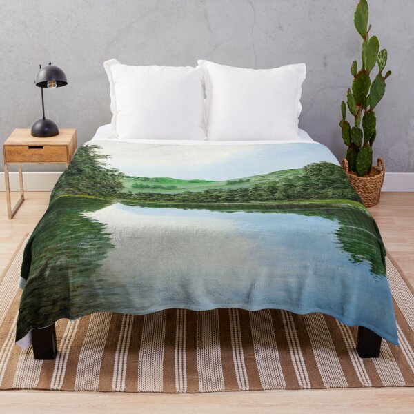 Item preview, Unmirrored land - only the forest is mirrored designed and sold by art paintings.