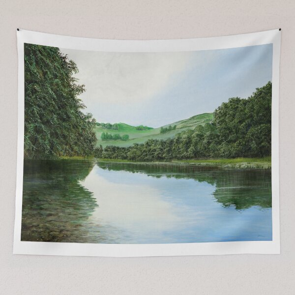 Item preview, Unmirrored land - only the forest is mirrored designed and sold by art paintings.
