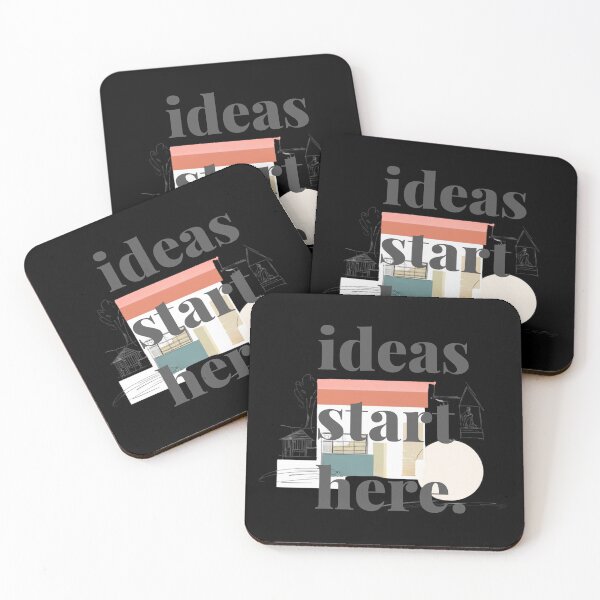 Item preview, IDEAS START HERE – Minimalist Moodboard Aesthetic Design designed and sold by Ela-graphicwiz.