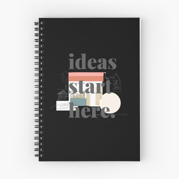 Item preview, IDEAS START HERE – Minimalist Moodboard Aesthetic Design designed and sold by Ela-graphicwiz.