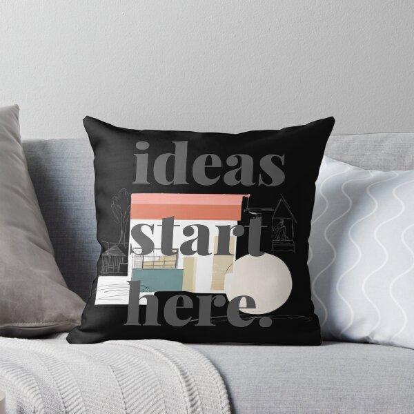 Item preview, IDEAS START HERE – Minimalist Moodboard Aesthetic Design designed and sold by Ela-graphicwiz.