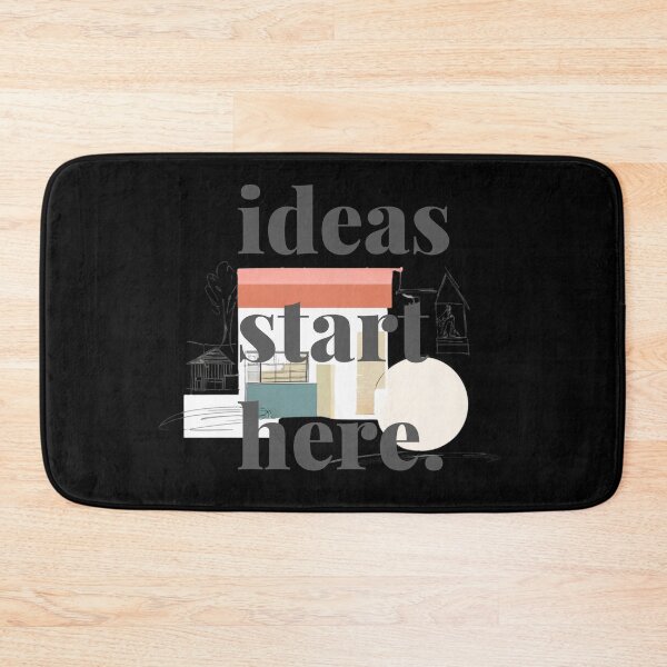 Item preview, IDEAS START HERE – Minimalist Moodboard Aesthetic Design designed and sold by Ela-graphicwiz.
