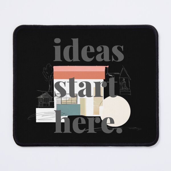 Item preview, IDEAS START HERE – Minimalist Moodboard Aesthetic Design designed and sold by Ela-graphicwiz.
