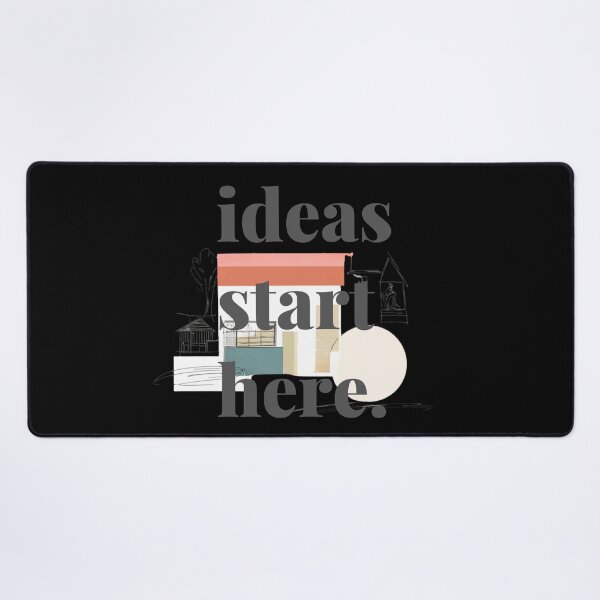Item preview, IDEAS START HERE – Minimalist Moodboard Aesthetic Design designed and sold by Ela-graphicwiz.