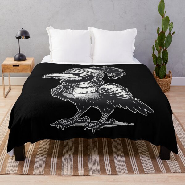 Item preview, Funny Crow Knight Monochromatic designed and sold by TomFrontierArt.