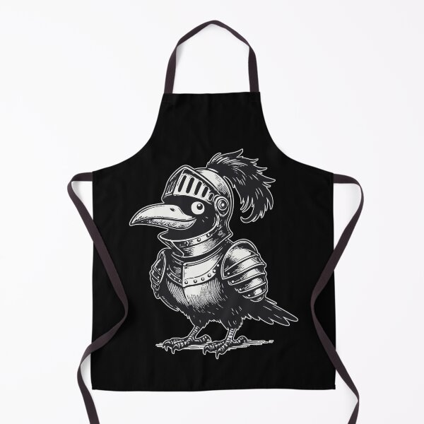 Item preview, Funny Crow Knight Monochromatic designed and sold by TomFrontierArt.