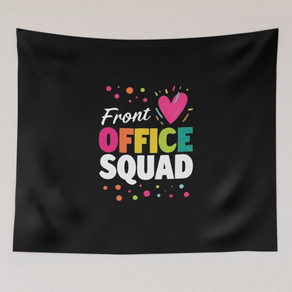 Item preview,  Bold & Colorful "Front Office Squad" Graphic Design – Fun Workplace Team Apparel designed and sold by Colorful-Garden.
