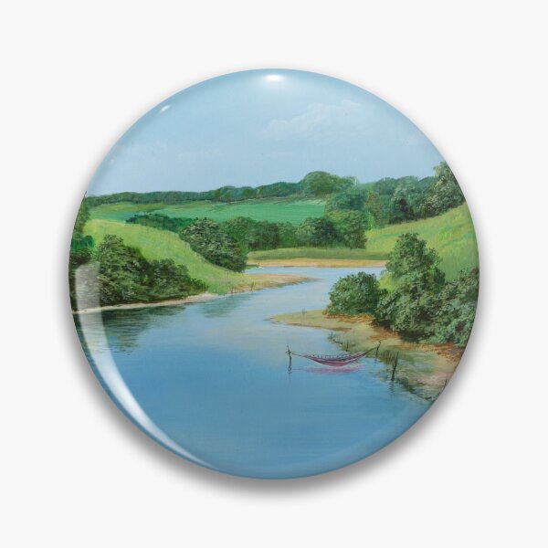 Item preview, Residential berth - an idyll on the river designed and sold by art paintings.