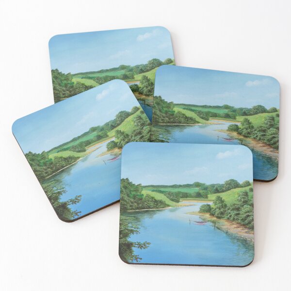 Item preview, Residential berth - an idyll on the river designed and sold by art paintings.