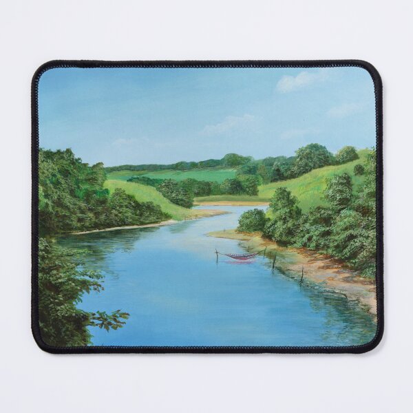 Item preview, Residential berth - an idyll on the river designed and sold by art paintings.