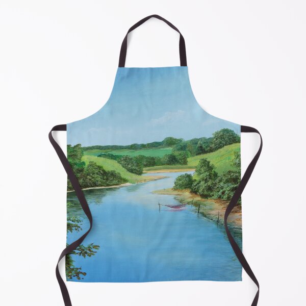 Item preview, Residential berth - an idyll on the river designed and sold by art paintings.