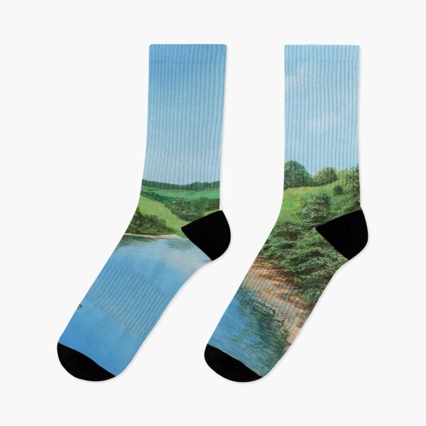Item preview, Residential berth - an idyll on the river designed and sold by art paintings.