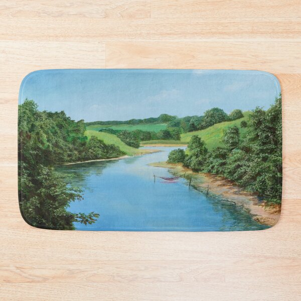 Item preview, Residential berth - an idyll on the river designed and sold by art paintings.