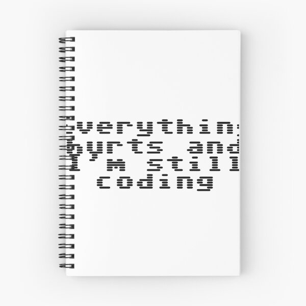 Artikelvorschau, Alles tut weh und ich programmiere immer noch entworfen und verkauft von Ninjacatoff.