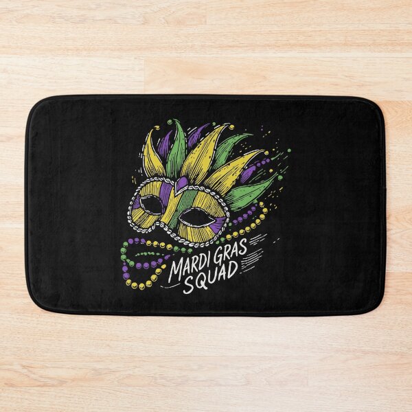 Item preview, Mardi Gras Squad Mask Beads Festive Vibes designed and sold by LuminOrb.